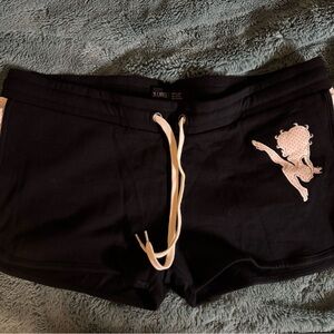 Betty boop black and white shorts